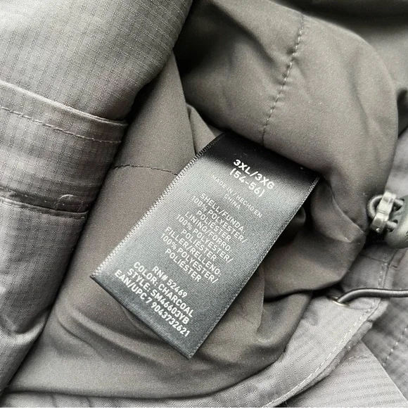 Swiss Tech Men's Charcoal Performance Jacket 3XL - Picture 15 of 15